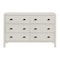 Alaterre Furniture Arden 6-Drawer Double Dresser, Driftwood White ANAN0431 - alternate 3